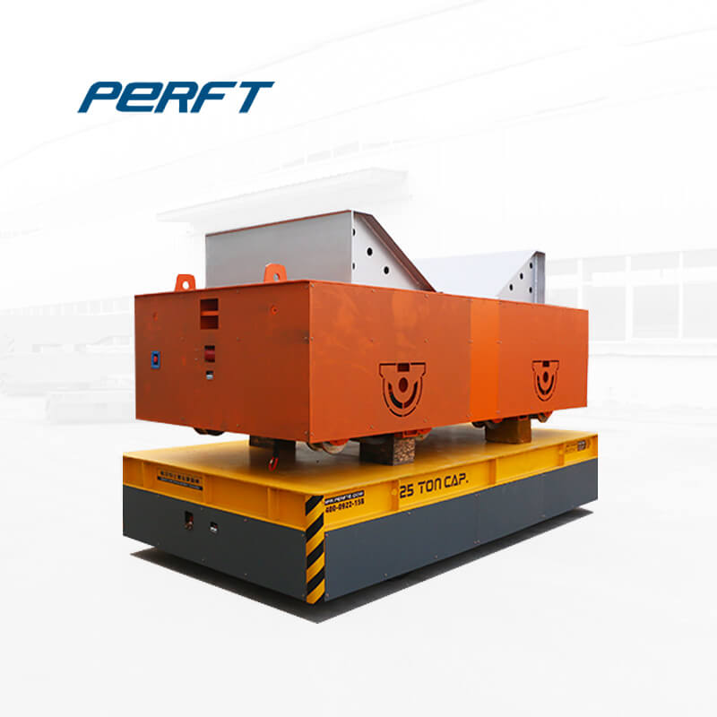 Cable Reel Powered Material Handling Transfer Trolley 50T